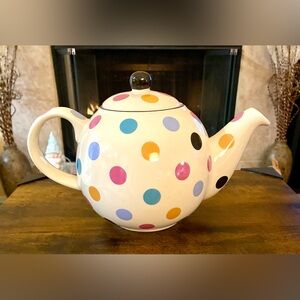 London Pottery Globe David Birch 6 Cup Polka Dot Tea Pot
